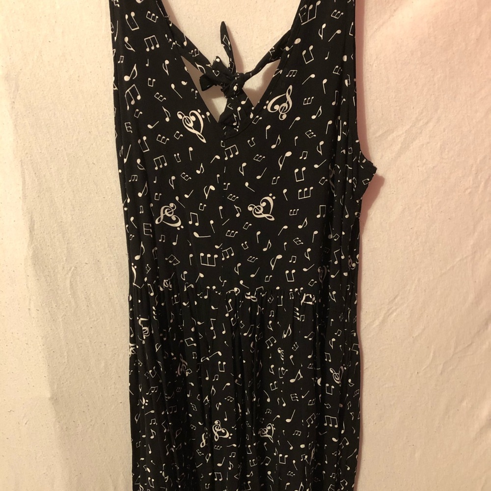 Hot topic musical note A-line/skater dress